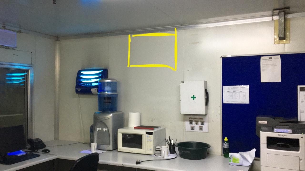 Commercial CCTV cabinet infrastructure used for large industrial camera systems