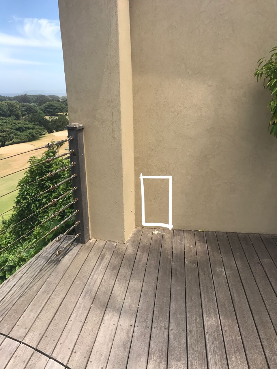 Second outdoor speaker position being considered for balanced patio audio