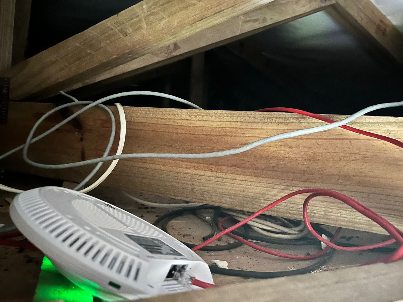 Existing Wi-Fi installation being assessed during takeover work