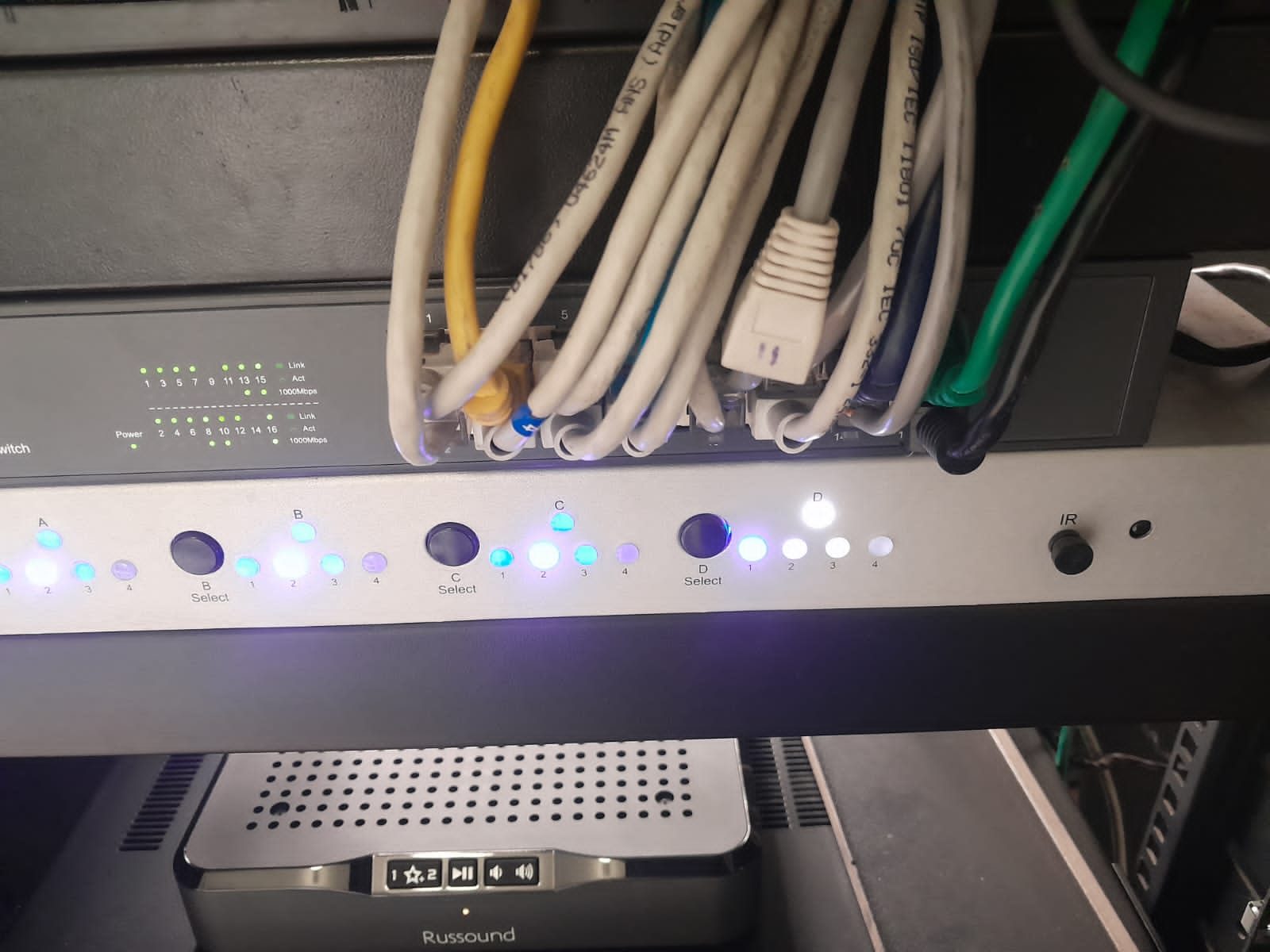 found in the wild taking over audio system of another supplier, lets use a patch panel guys!
